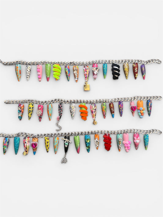 " NAIL CHARM NECKLACE"