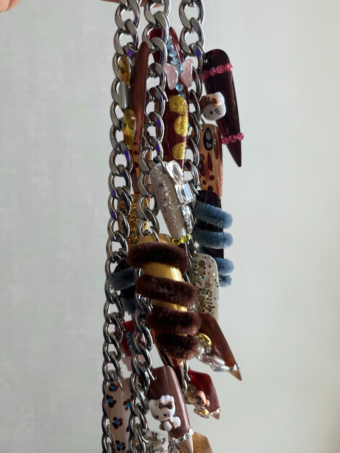 " NAIL CHARM NECKLACE"