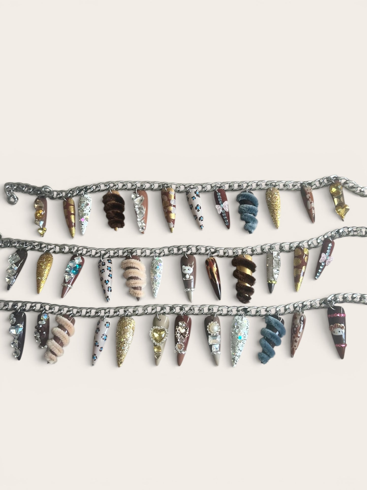" NAIL CHARM NECKLACE"