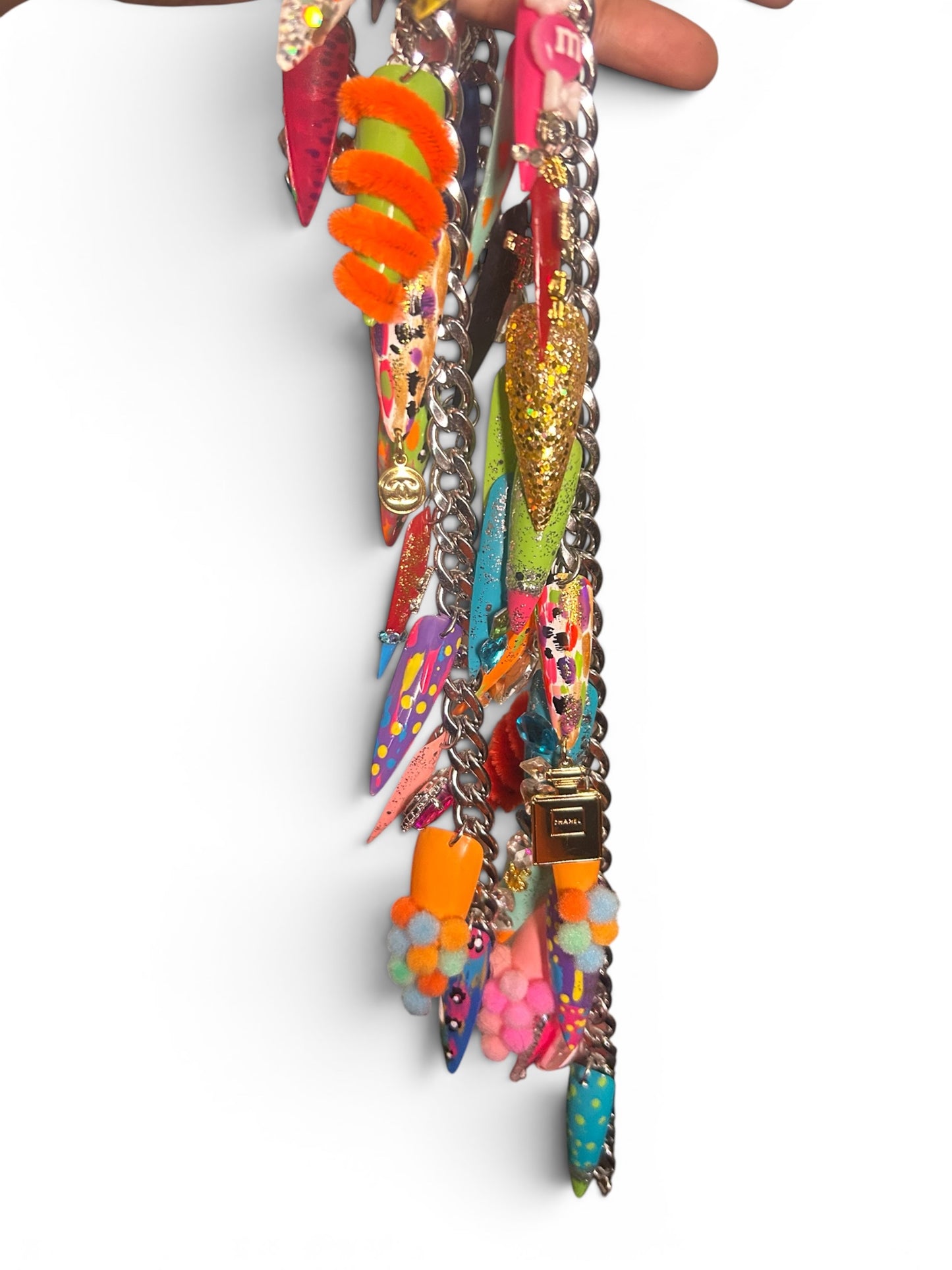 " NAIL CHARM NECKLACE"