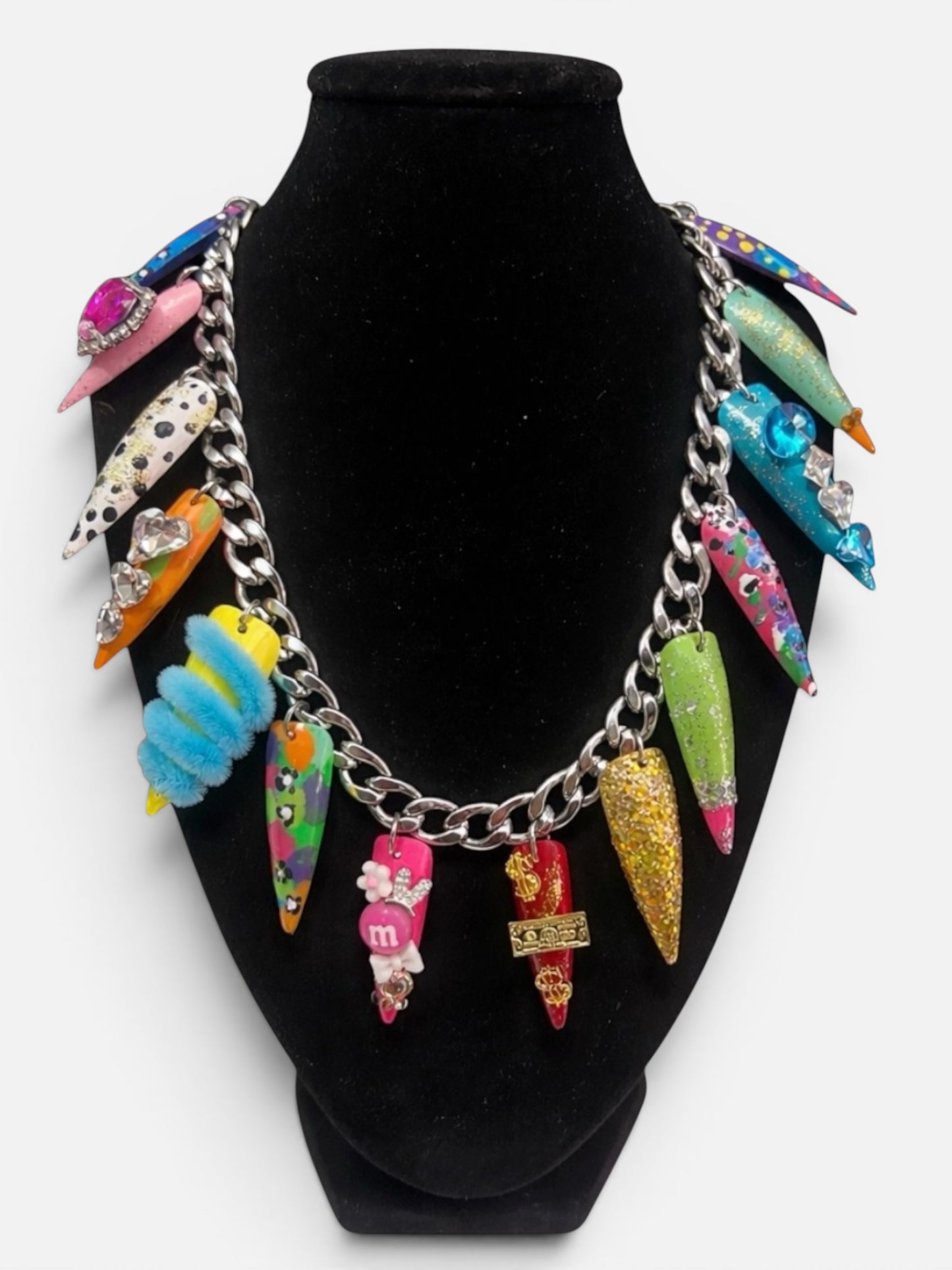 " NAIL CHARM NECKLACE"