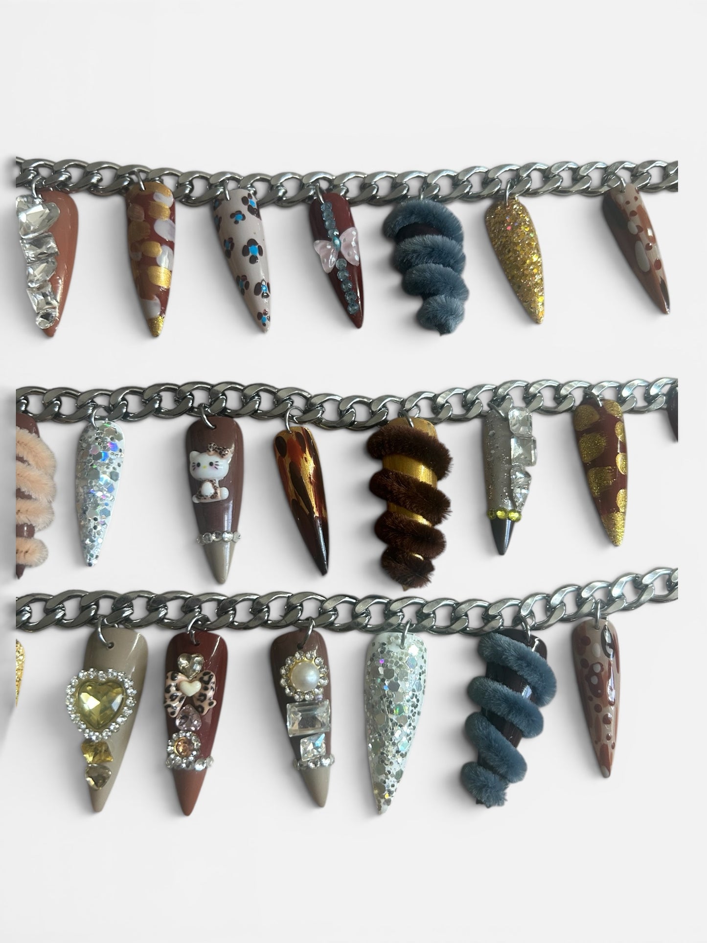 " NAIL CHARM NECKLACE"