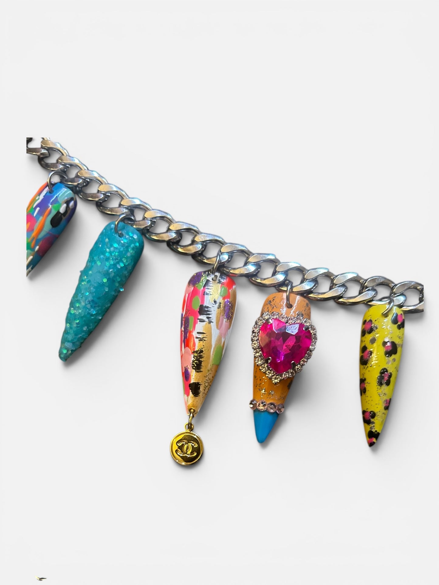" NAIL CHARM NECKLACE"