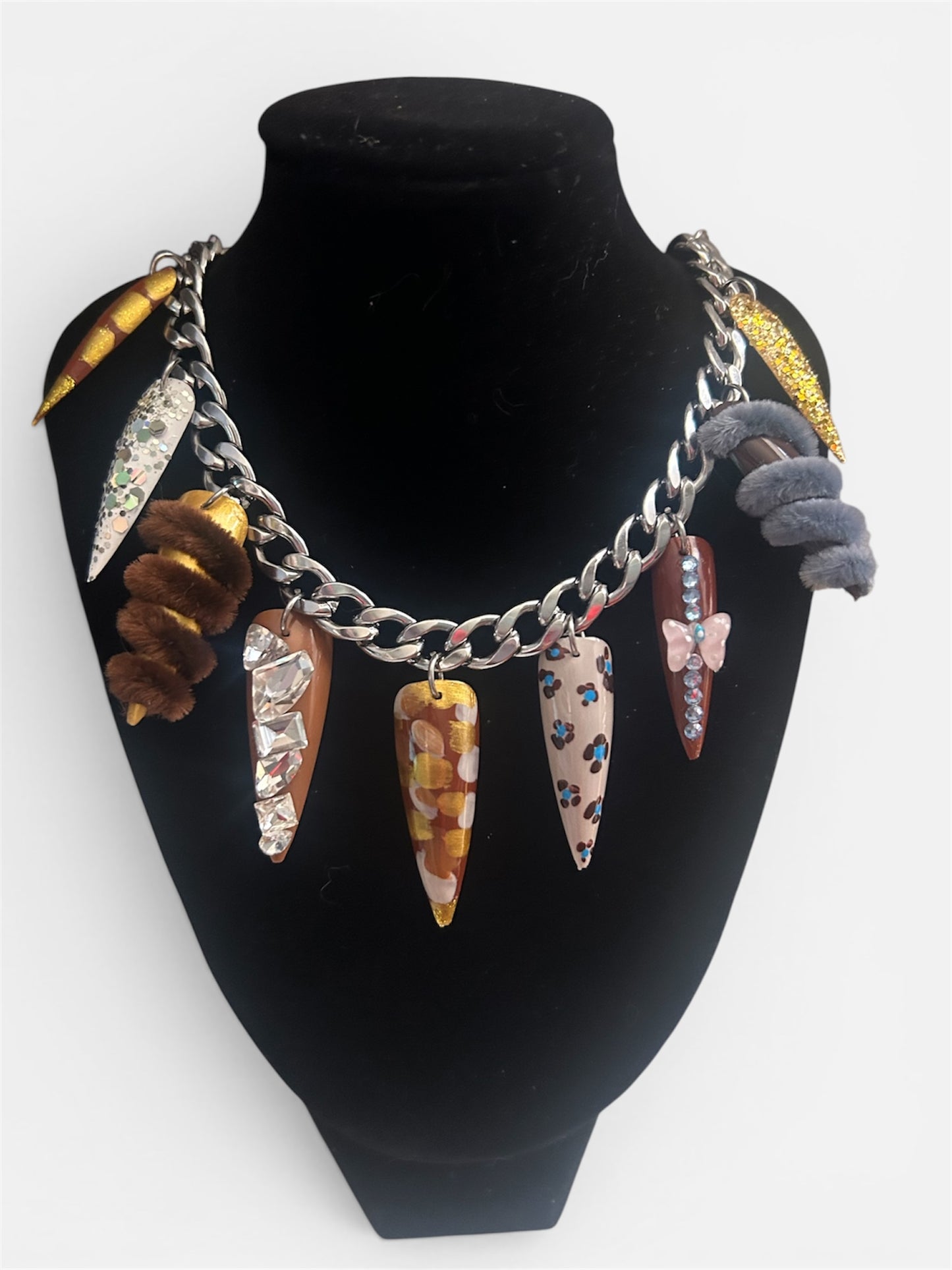" NAIL CHARM NECKLACE"